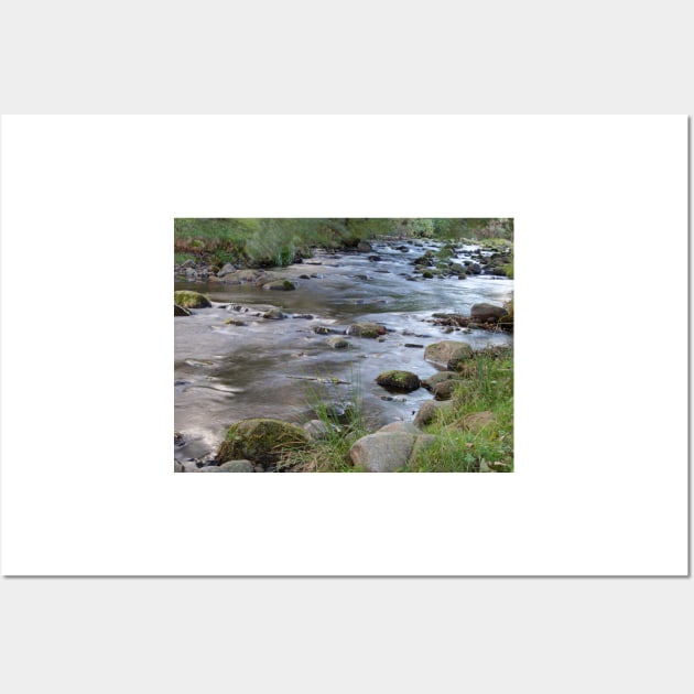 The River Coquet in the Cheviots, Northumberland Wall Art by HazelWright